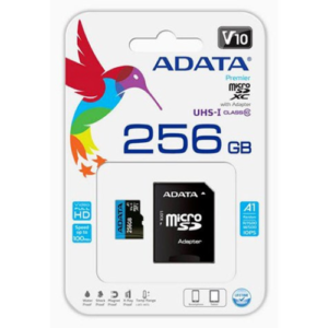 Carte SD-ADATA 256 Go Classe 10 UHS-I